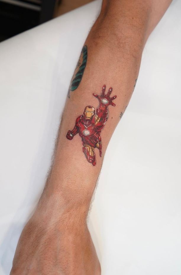Iron Man     Tattoo done by  EZTattooing Offical  Facebook